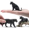 TOYMANY 7-Piece Black Panther Figure Set, Animal Figure Model, Parent-Child Friendly, Realistic Model, Popular Toy, Birthday Gift, Christmas, New