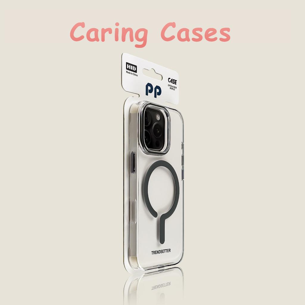 For iPhone 17 Pro Max Case Magnetic Question Mark Clear Metal Buttons Compatible with iPhone 16 15 14 13 12