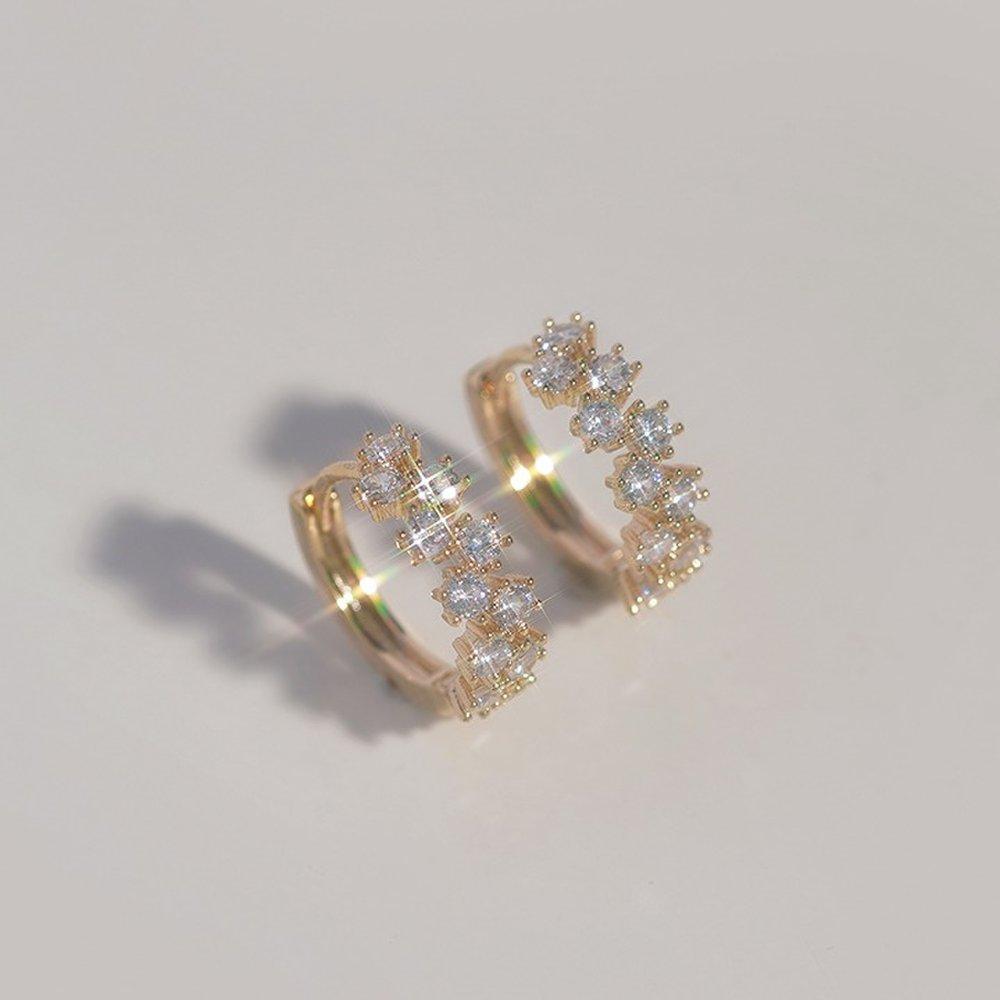 Sandy One-Touch Hoop Earrings W