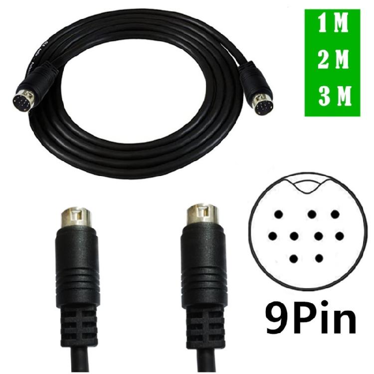 Mini-Din 9-Pin Adapterkabel Ausgezeichnete elektrische Leitfähigkeit 9-Pin Stecker auf Stecker