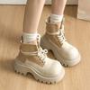 Fashion Ankle Boots for Women Flats Platform Fashion Sport Shoes Dress Casual Designer Winter Boots 2025 New Goth Mujer Chelsea Botas