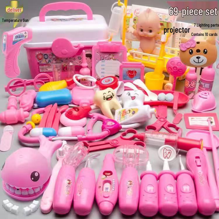 Children's Doctor Kit: Simulation Stethoscope, Injection, Pretend Play Set for Boys and Girls