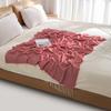 Coperta Multiuso Divano Estiva Fresca Coperta per Condizionatore Morbida Coperta Tessuta per Divano Asciugamano per Fondo Letto Sciarpa Coperta per Riposo in Ufficio