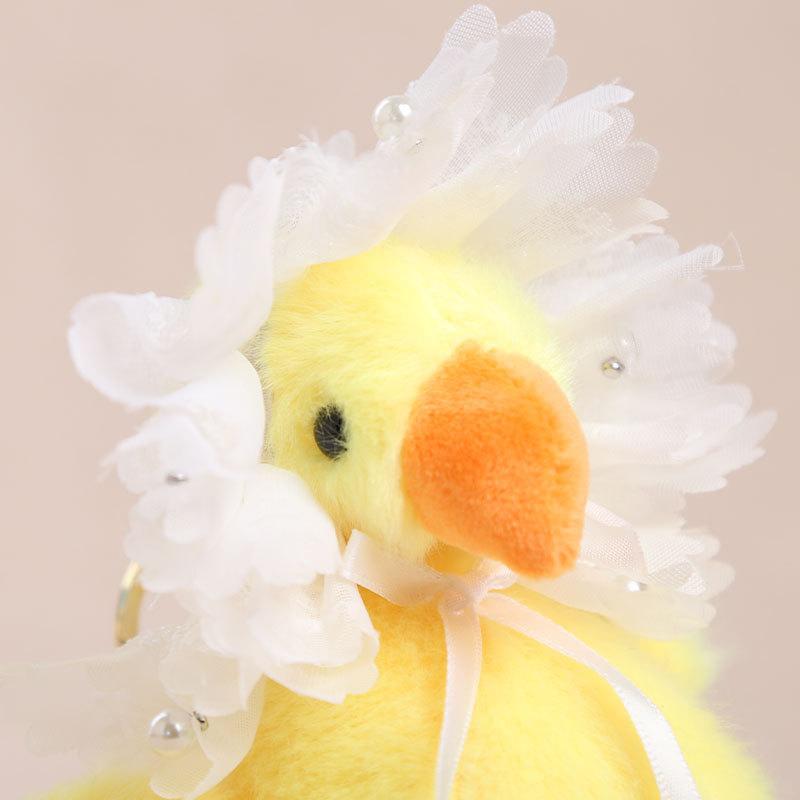Plush Goose Keychain With Embroidered Details For Girls And Boys