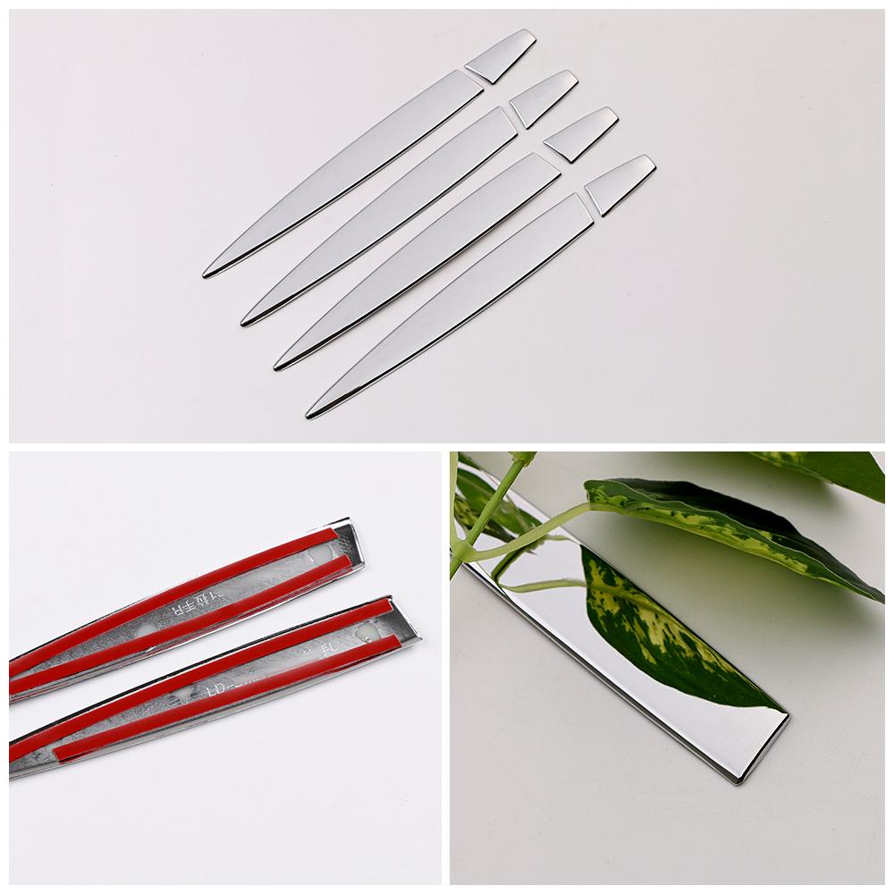 For BMW X1 X2 X5 X6 F39 F48 F49 F15 F16 F85 F86 Car Exterior Door Handle Cover Trim Chrome Carbon Fiber Sticker