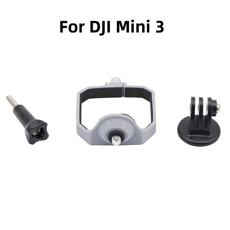 Sports Camera Drone Mounts for Gopro/DJI Action /Insta360 Fixed Base Bracket for DJI Mini 3 /mini 3pro Drone Accessories