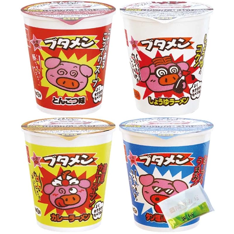 

snack company Butamen 4 types Total of 15 pieces set *Sencha tissue set next door