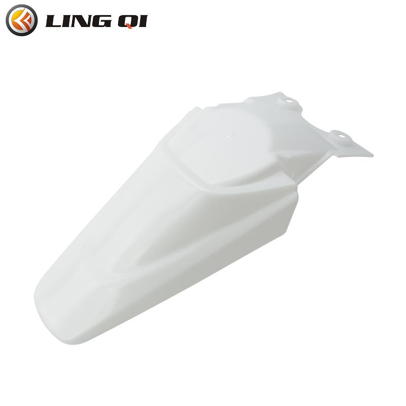 LINGQI Modified Plastic Rear Fender Fit To KLX 110 KX65 Pit Dirt Bike Mudguards Tail Fender Protector Guards for KLX110