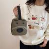 All-match Canvas Handbag Puppy Cartoon Phone Bag Fashion Dog Bucket Bag  Women