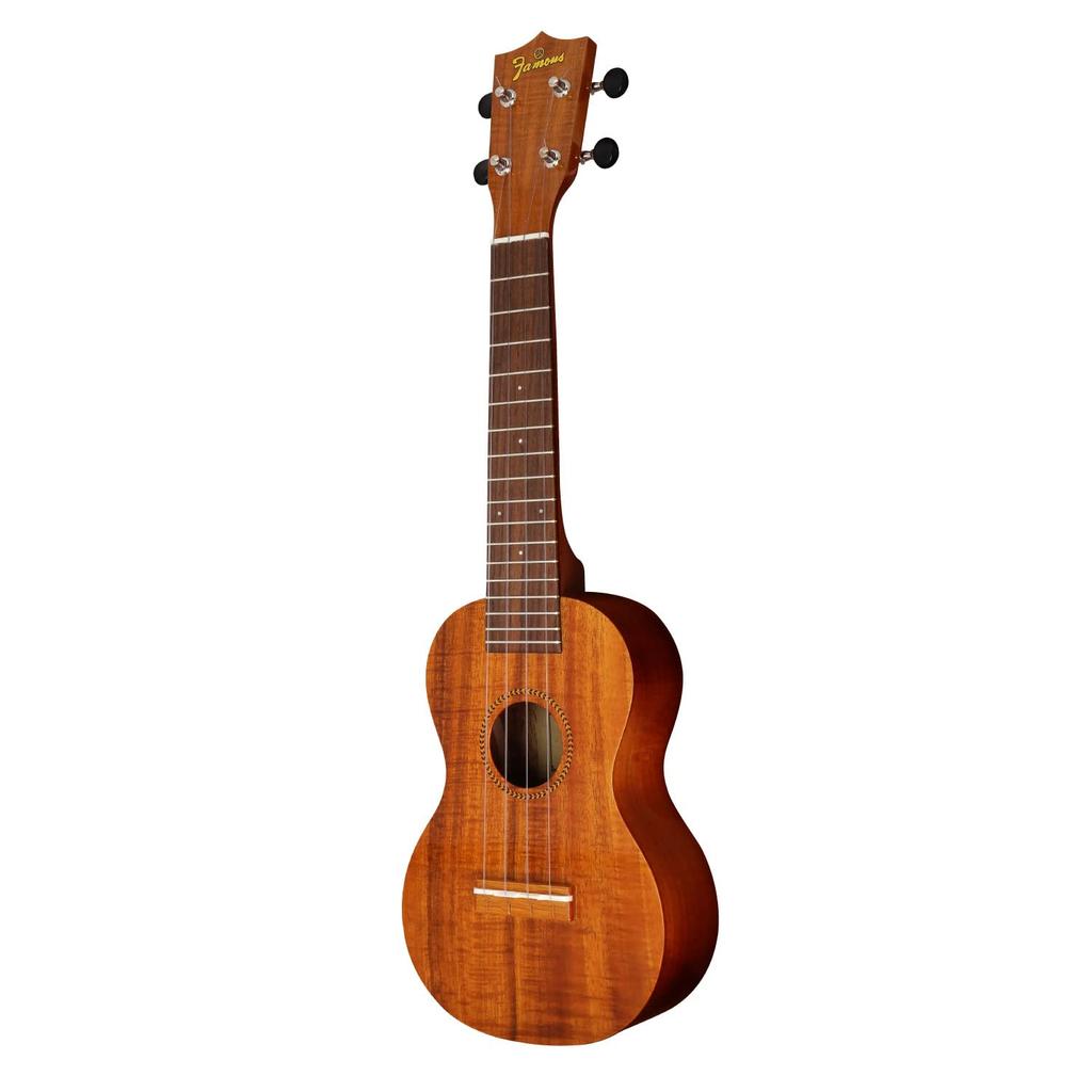 Soprano ukulele Hawaiian koa wood with higher grain [Famous] FS-8LN (Domestic grain)