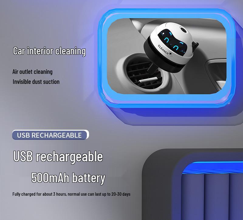 USB Rechargeable Desktop Vacuum: Mini Electric Cleaner for Crumbs, Erasers, and Keyboard Dust