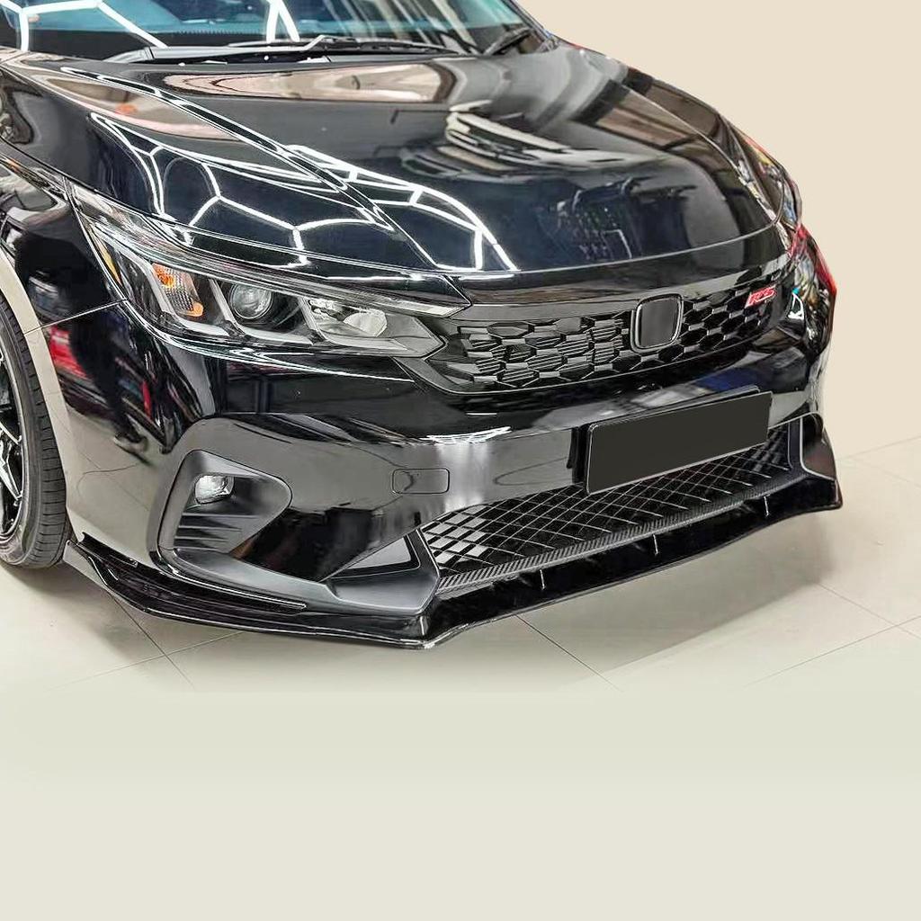 Honda City Sedan RS Body Kit: Front Lip, Bumper, Rear Spoiler, Side Skirts, Grille for 2023 Model.
