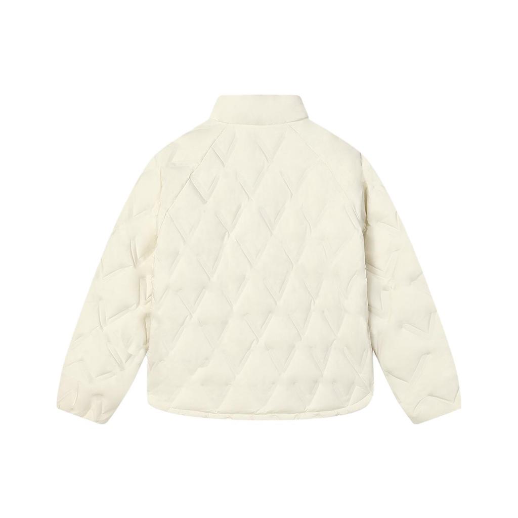 New FILA Down Jacket Women's Mist Lotus White F11W344927F-IV