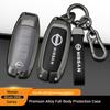 For Nissan Qashqai Juke X-Trail Patrol Leaf Altima Maxima Murano Tiida Teana Rogue Sentra Zinc Alloy Leather Car Key Cover Case