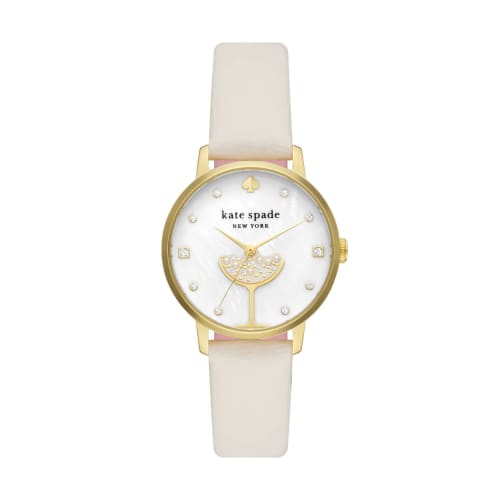 

Kate Spade New York Analog Multicolor Dial Women s Watch - KSW1779, White, One Size
