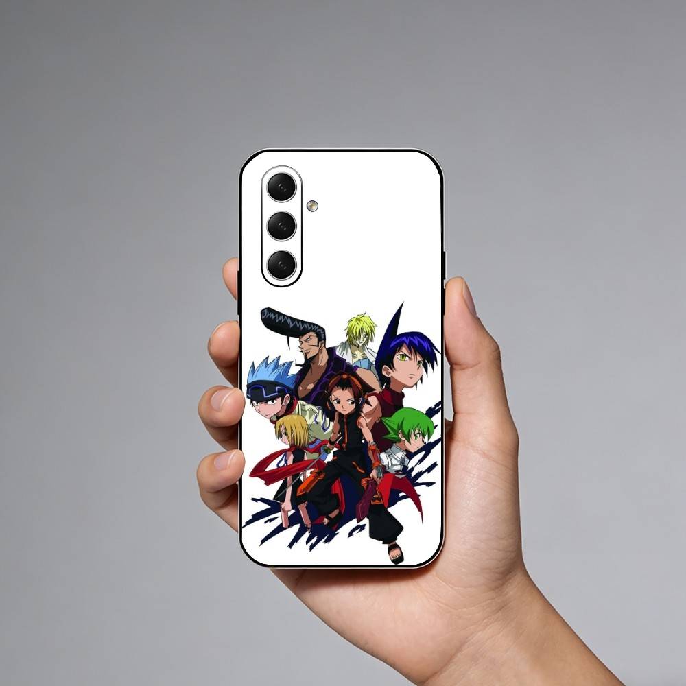 Anime S-ShamanS K-King Phone Case For Samsung Galaxy A73,A21s,A22,A31,A52,A53,A71,A41Soft Black Shell
