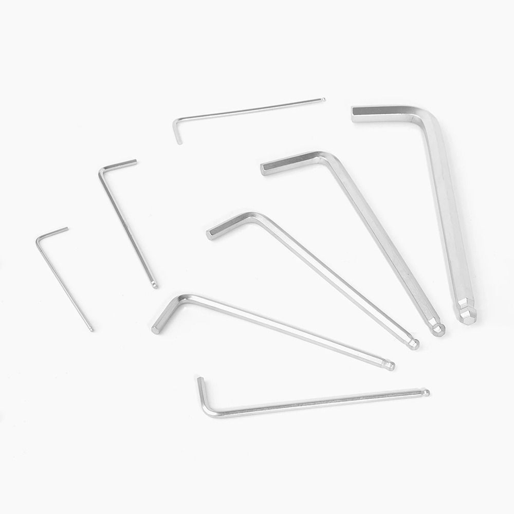 1Pcs CR-V Steel Extended Hex Allen Key Set Metric Hexagon Wrench  for Repair and Maintenance