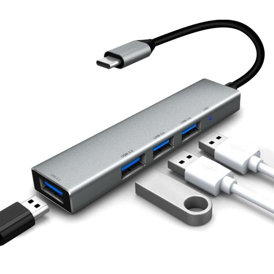 

Портативный кабель-концентратор с несколькими 4 портами Type-C на USB 3.0