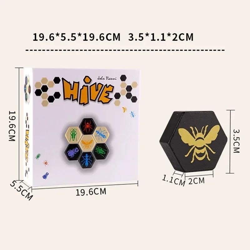 New Hive Board Game 2 Players Family Party Parents With Children Funny Game Entertainment Made High Quality Wooden Friend Gift