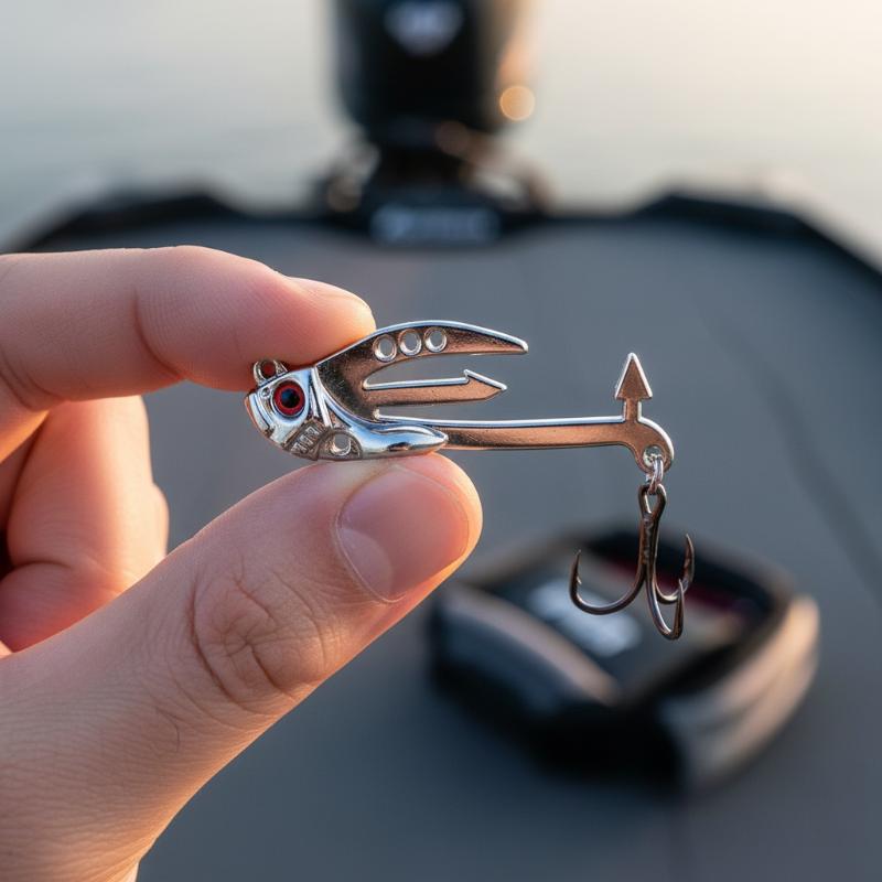 Metal VIB Fishing Lure 2-in-1 Fake Angling Baits Long Throwing Realistic 3D Eyes Fishing Baits For Catfish Bass Trout VIB Tackle