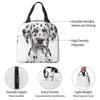 Dalmatian Insulated Lunch Bag for Kids School Cooler Thermal Food Box Tote Portable Lunch Boxes Container