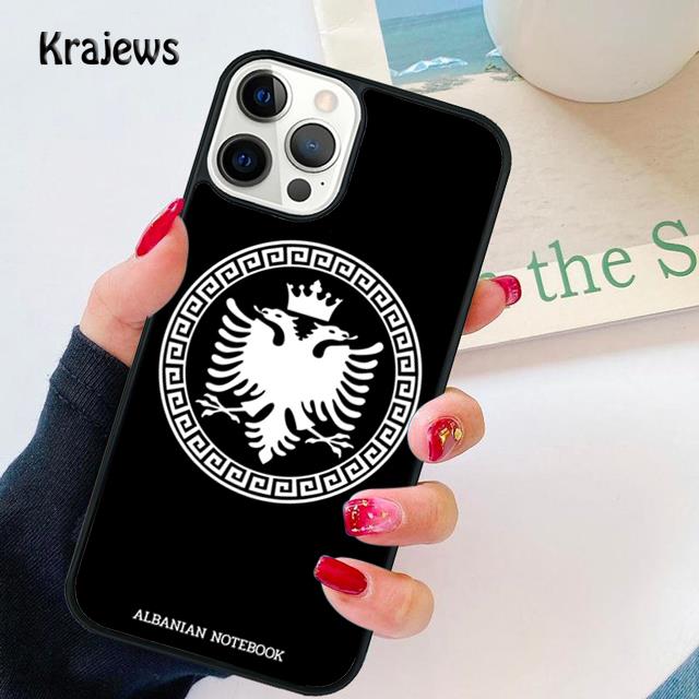 

Albanian Flag soft Phone Case Cover For iPhone 17 Air 16 15 14 plus 12 13 pro max coque Shell Fundas iPhone 16plus
