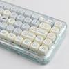 Ice Cream Bear Blue Cartoon Keycap Set - Cute MOA 75/98 Key Mechanical Keyboard Caps