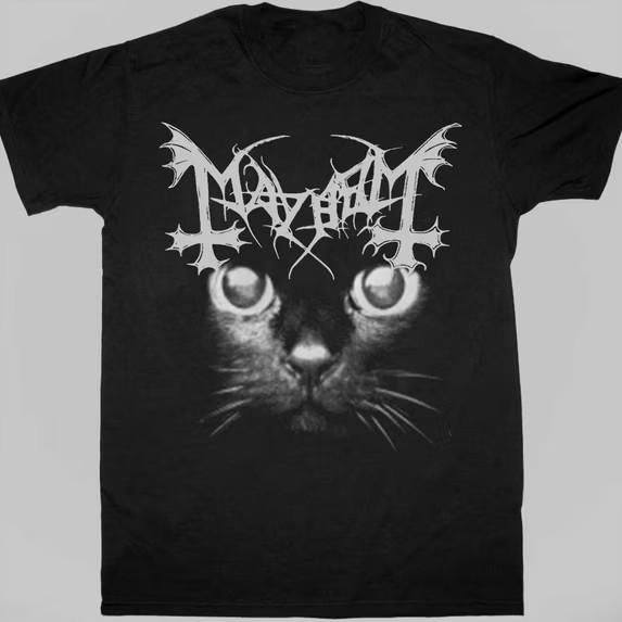 Vintage Mayhem Band Cat Collection T-shirt Size S to 5XL 2F974 XXXL