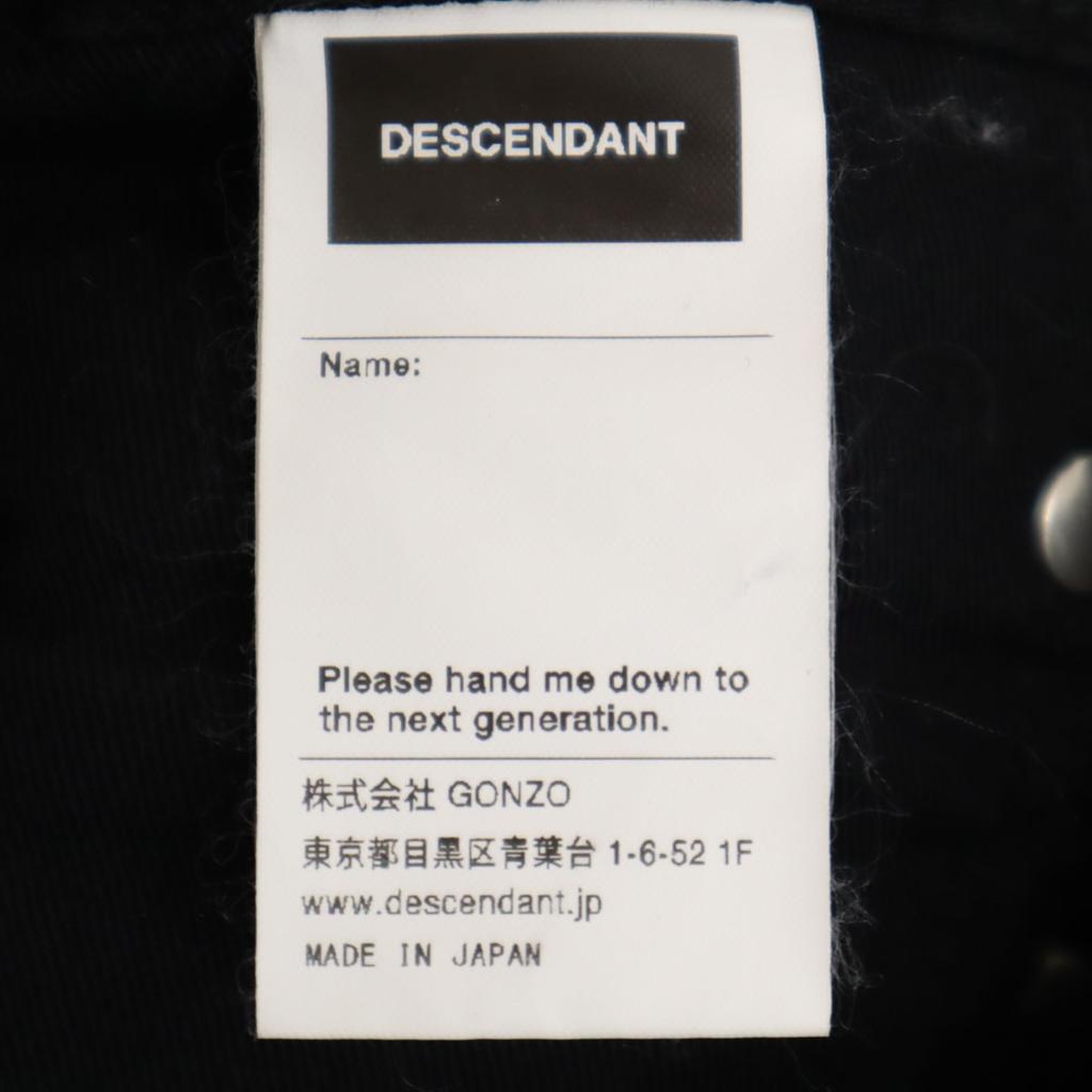 DESCENDANT Made In Japan Narrow Slim Pants 2 Black Men's Used