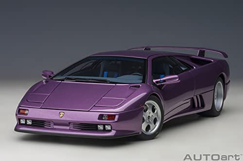 AUTOart 1/18 Scale Lamborghini Diablo SE30 VIOLA SE30/Metallic Purple Finished Product, One Size, 79158