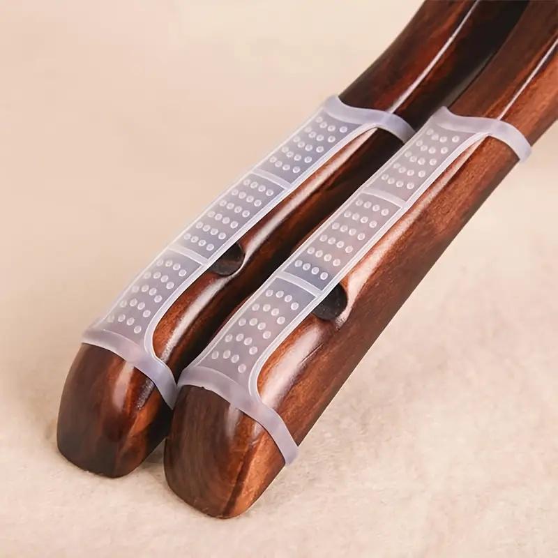 Non-Slip Clothes Hanger Covers, High Elasticity Transparent Rubber Sleeves for Wooden & Metal Hangers, Prevents Clothes Falling