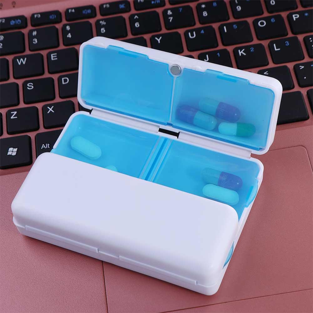 Weekly Medicine Pill Box Magnetic Pill Box Magnetic Pill Case  Household