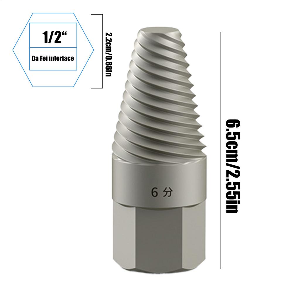 Strumento Estrattore Tubo Rotto Robusto Estrattore Rubinetto Tubo Rotto Rimozione Rapida Strumento di Riparazione Antiscivolo Angolo Ergonomico Valvola