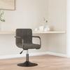 Vidaxl Bar Stool, Dark Grey, Upholstered In Velvet