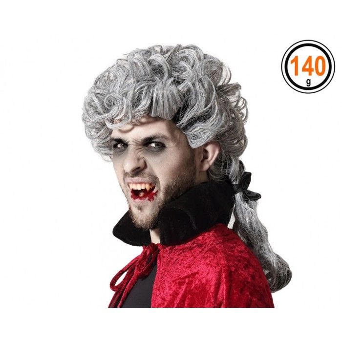 Perruque grise de Vampire pour Homme