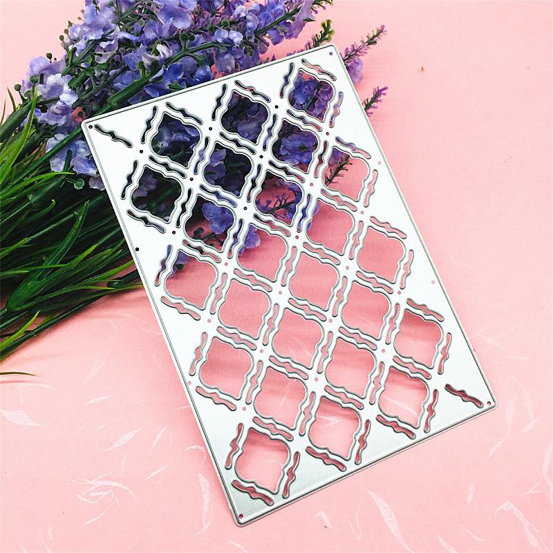 

Алмазная сетка, полое окно, дизайн, стиль, металлические трафареты, сделай сам, скрапбукинг, тиснение, трафарет, бумага, шаблон для альбома серебряный