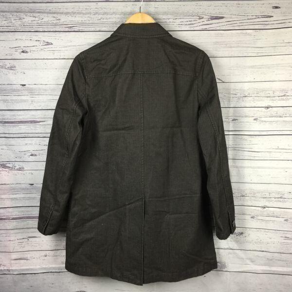 DKNY Spring Autumn Short Coat Men's S Black Outer Jacket Blouson Trench Peacoat(USED)