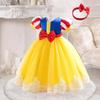 Snow White Baby Cosplay Dress: Toddler's Holiday & Performance Gown