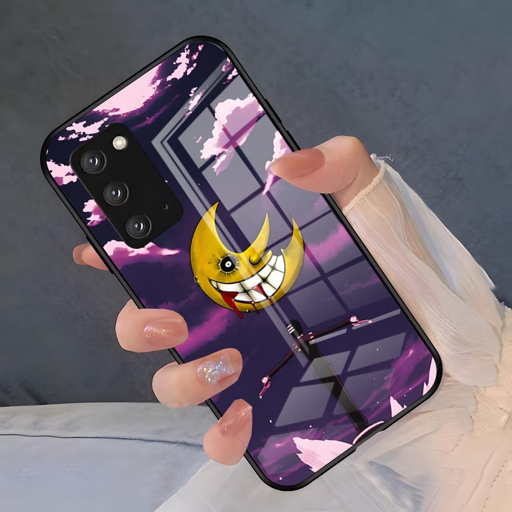 Cool Fashion S-Soul Eater Phone Case For Samsung A25 A13 A33 5G A54 A36 A35 A56 A52 A14 Shockproof Glass Cover