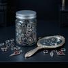Mystery Jewelry Box 10/15/20/25/30/35Pcs Jar for Women, Mixed Necklaces Earrings Rings Bracelets Set, Lady Gift Gothic Ocean Theme Kit with