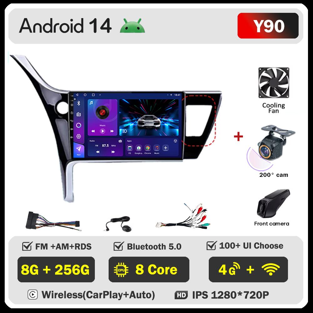 For Toyota Corolla 11 Auris E180 2017 2018 2019 Carplay Auto Screen Wireless Android Auto Car Intelligent Systems AutoMotive DSP