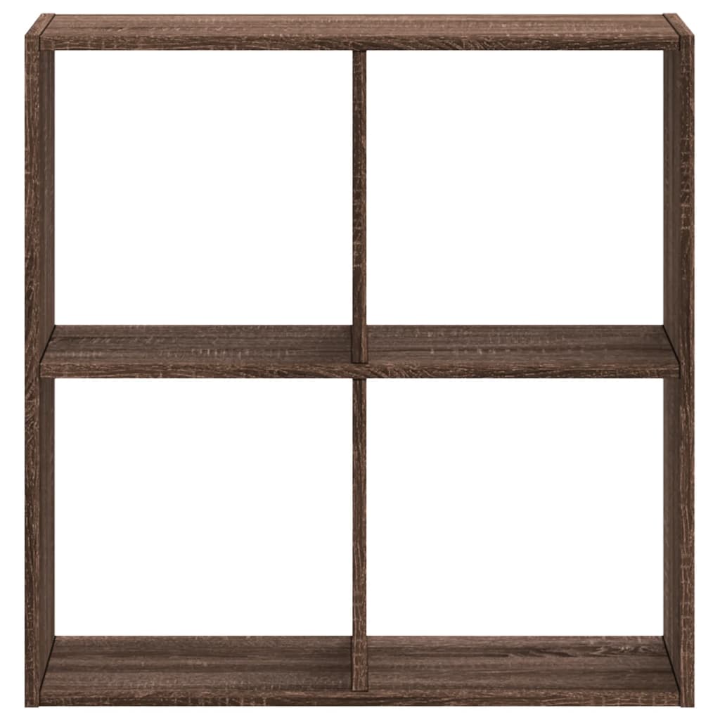 Bookshelf Brown Oak Effect 68.5 x 32 x 68.5 cm Engineered Wood