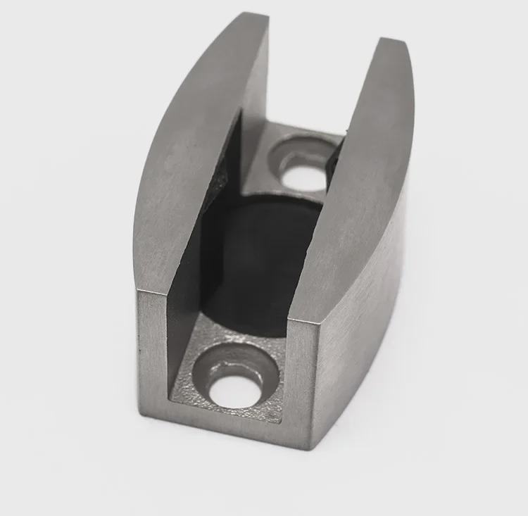 304 Stainless Steel Glass Sliding Door Stopper for Shower Rooms