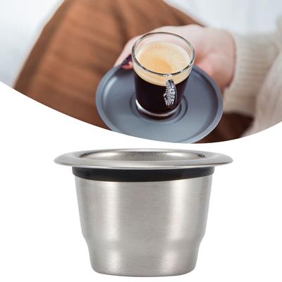 Filter Kit Stainless Steel Capsule 304 Stainless Steel Coffee Capsule Cup  For Espresso Making