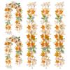 1PC Hanging Vine 175cm Artificial Maple Leaf Vibrant Foliage Garland Lifelike Thanksgiving Decor Autumn Colors