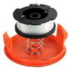 4pcs Grass String Trimmer Spool Line Cap Cover with Spring Lawn Mower Replacement for Most AF-100-3ZP Line Trimmer Models Set