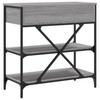 Vidaxl Console Table, Grey Sonoma Oak, 75X34.5X75 Cm