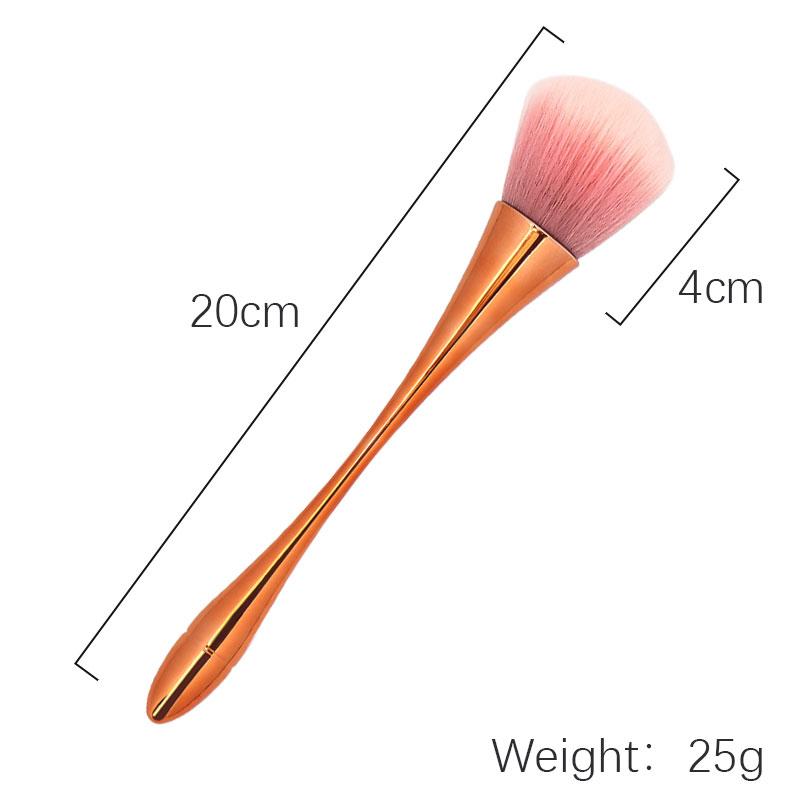 1pcs Cosmetic Brush Loose Powder Brush Oversized Highlighting Brush Blush Brush Soft Hair Makeup Fixing Powder Puff Beauty Tools