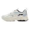 Li-Ning Synthetisches Leder Mesh Retro Mode Sportlich Leicht Abriebfest Erhöhte Höhe Low-Top Freizeitschuhe Damen Freizeitschuhe AGCU546-5