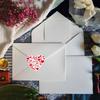 500Pcs Valentines Day Sticker 1Inch Rose Heart Sticker Adhesive Wrapping Label for Envelope Valentines Card Wedding